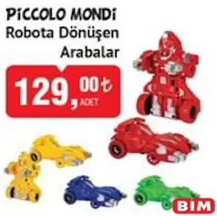 PİCCOLO MONDİ OYUNCAK ROBOTA DÖNÜŞEN ARABALAR